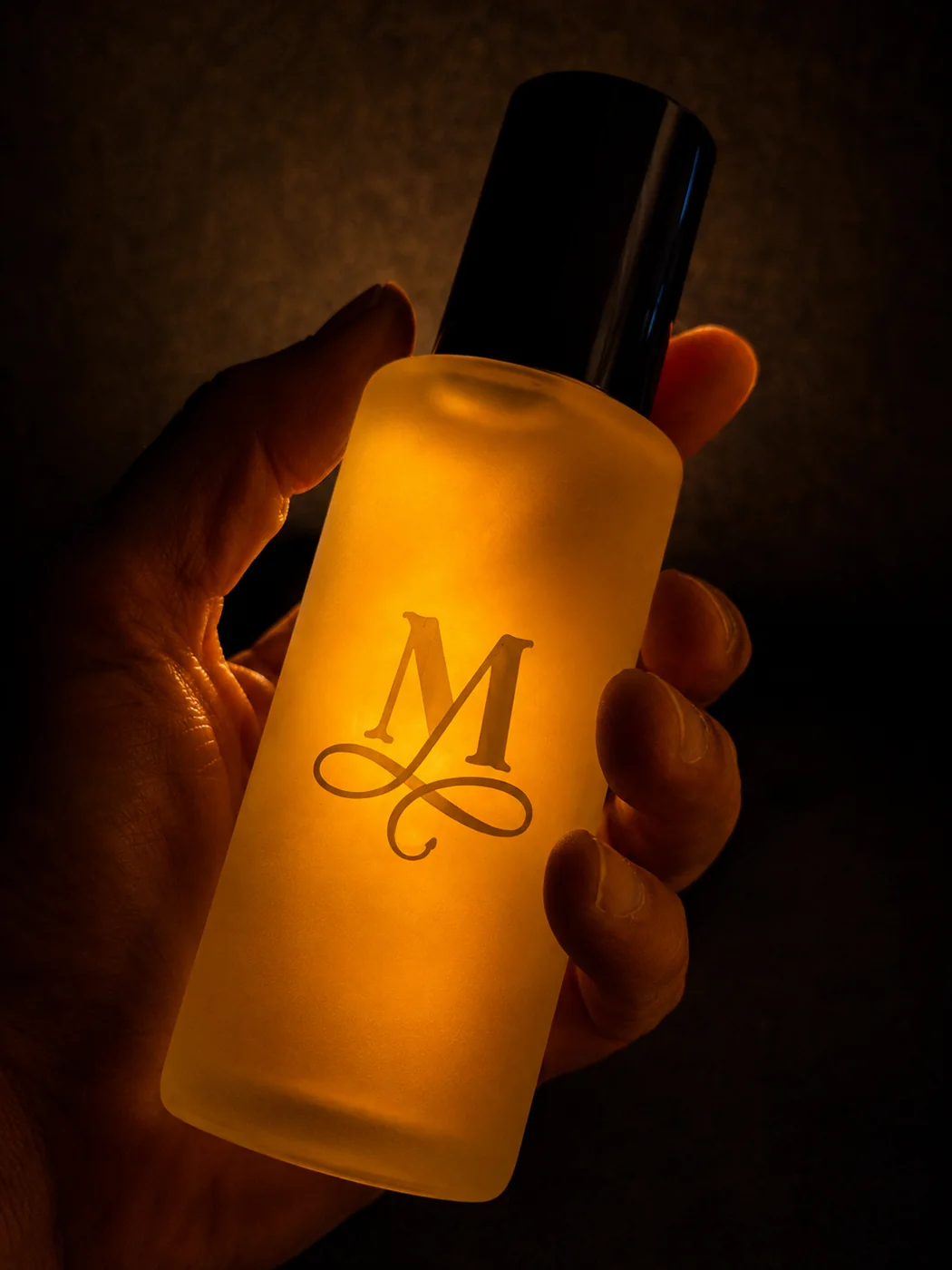 Ceremonial silver hydrosol bottle