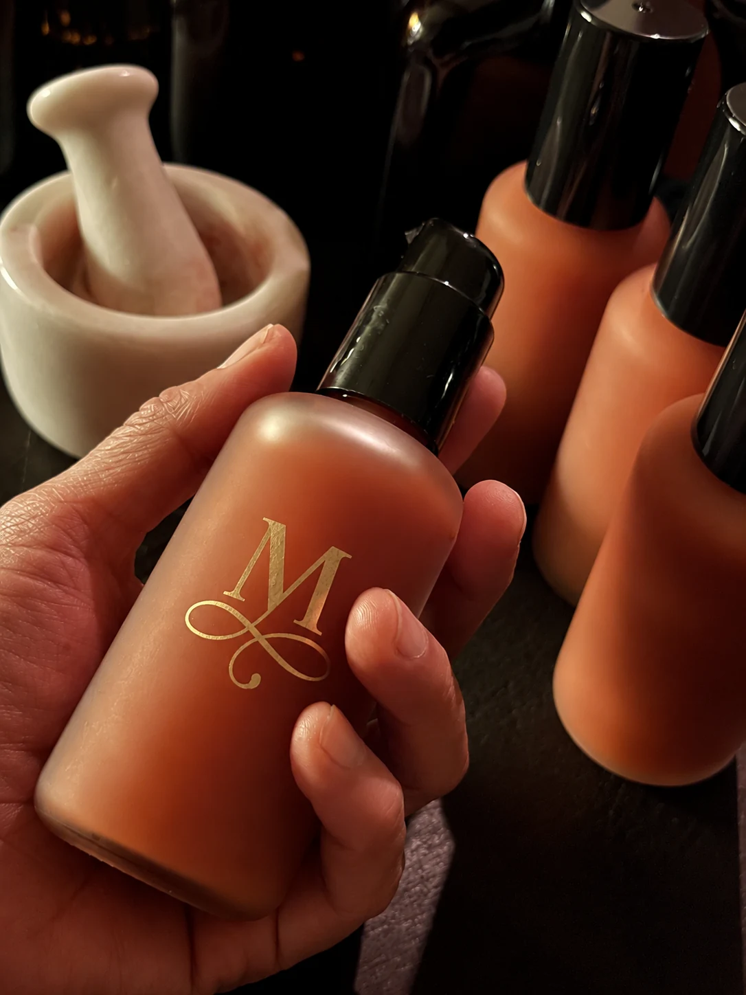 KAHA mineral matrix elixir bottles