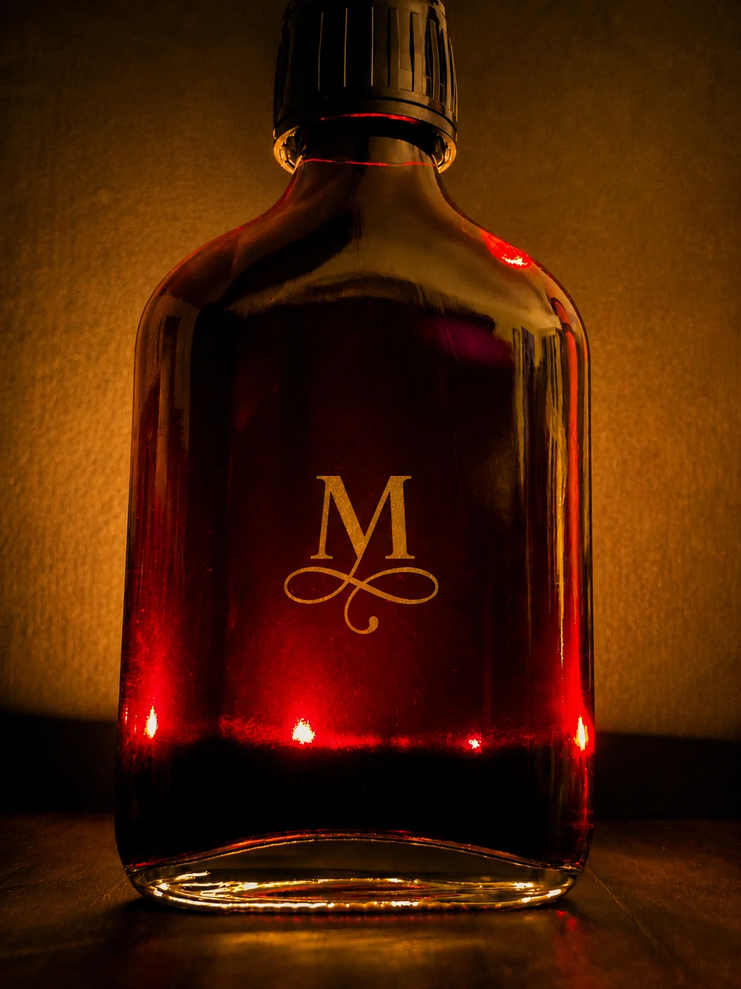 WAIMĀ RSV silver spirit bottle